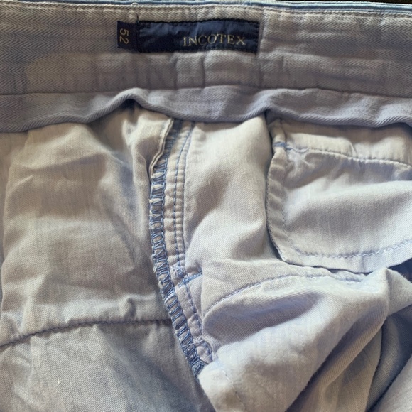 INCOTEX Men's corduroy blue pant - Picture 4 of 13